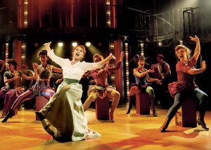 BARNUM - Linzi Hateley as 'Chairy' and company. Photo by Johan Persson