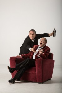 Jason Thorpe and Robert Webb in Jeeves and Wooster. Credit Hugo Glendinning